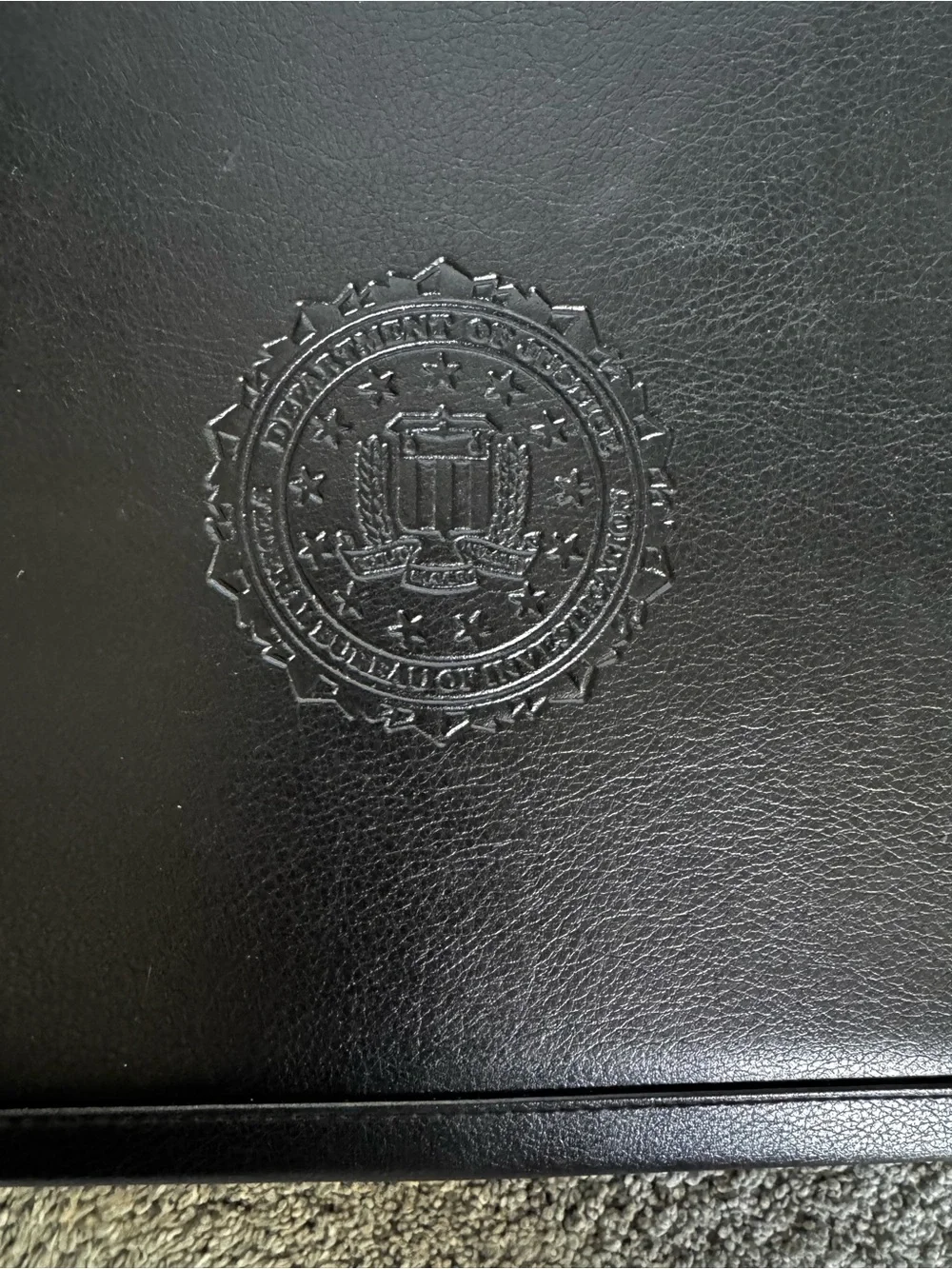 Department of Justice – Federal Bureau of Investigation (FBI) Zippered Padfolio